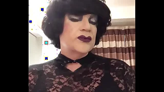 Veronica as A myself in her bondage routine&period;